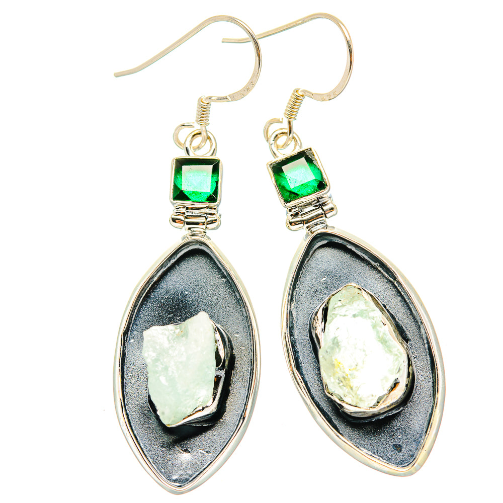 Aquamarine Earrings handcrafted by Ana Silver Co - EARR428936 - Photo 2