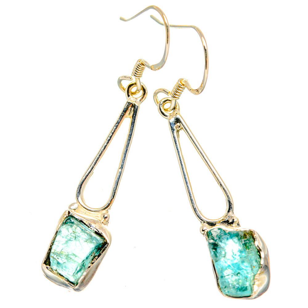 Apatite Earrings handcrafted by Ana Silver Co - EARR428945 - Photo 2