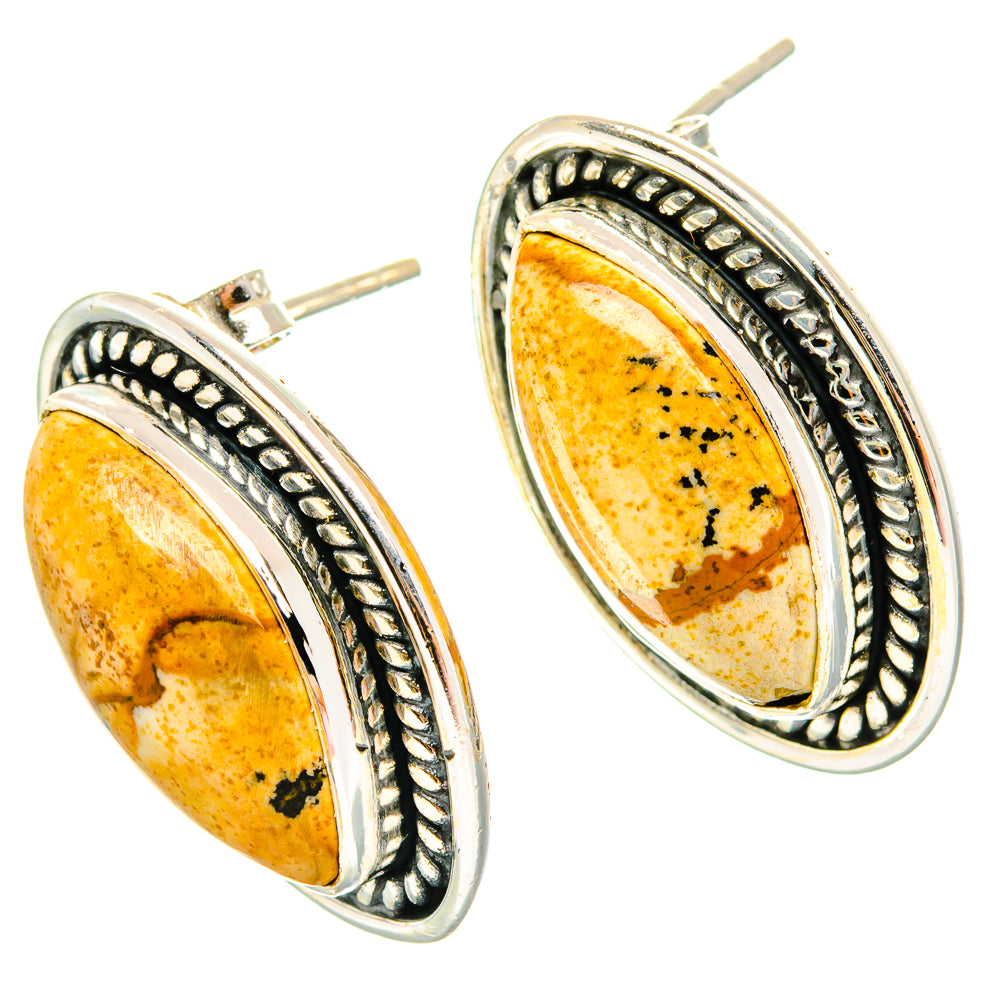 Picture Jasper Earrings handcrafted by Ana Silver Co - EARR428965 - Photo 2
