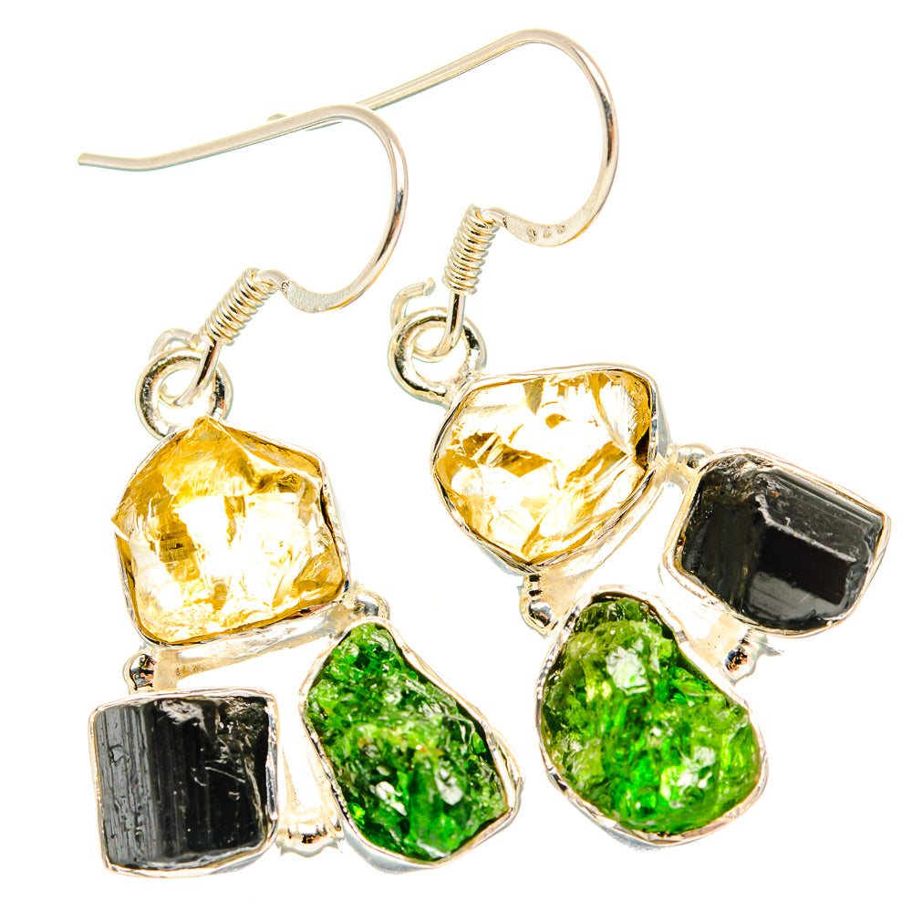 Citrine Earrings handcrafted by Ana Silver Co - EARR428975 - Photo 2