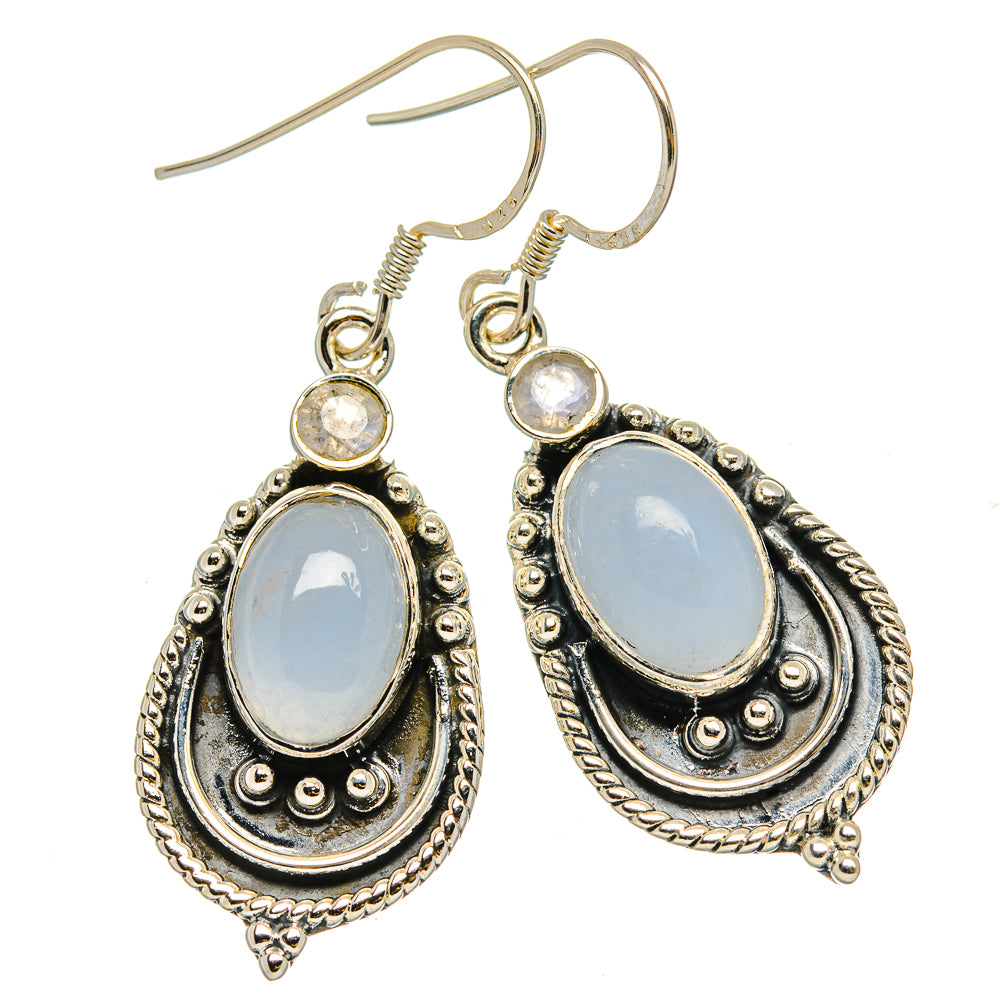 Aquamarine Earrings handcrafted by Ana Silver Co - EARR429002 - Photo 2