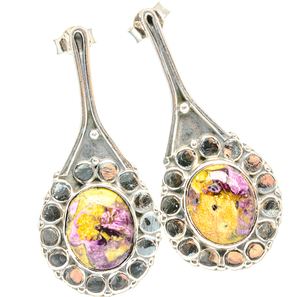 Atlantisite Earrings handcrafted by Ana Silver Co - EARR429015 - Photo 2