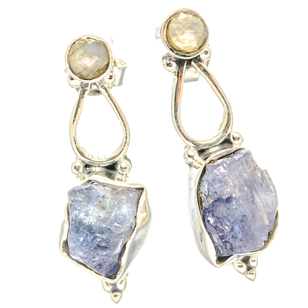Tanzanite Earrings handcrafted by Ana Silver Co - EARR429016 - Photo 2
