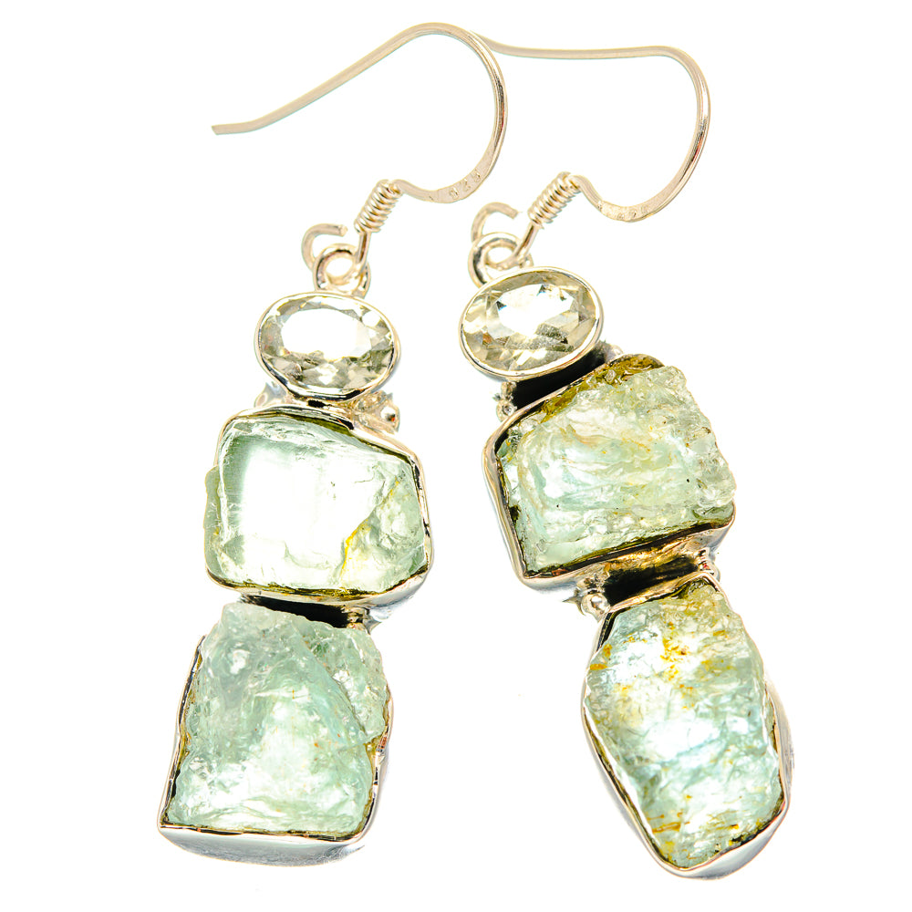 Aquamarine Earrings handcrafted by Ana Silver Co - EARR429129 - Photo 2