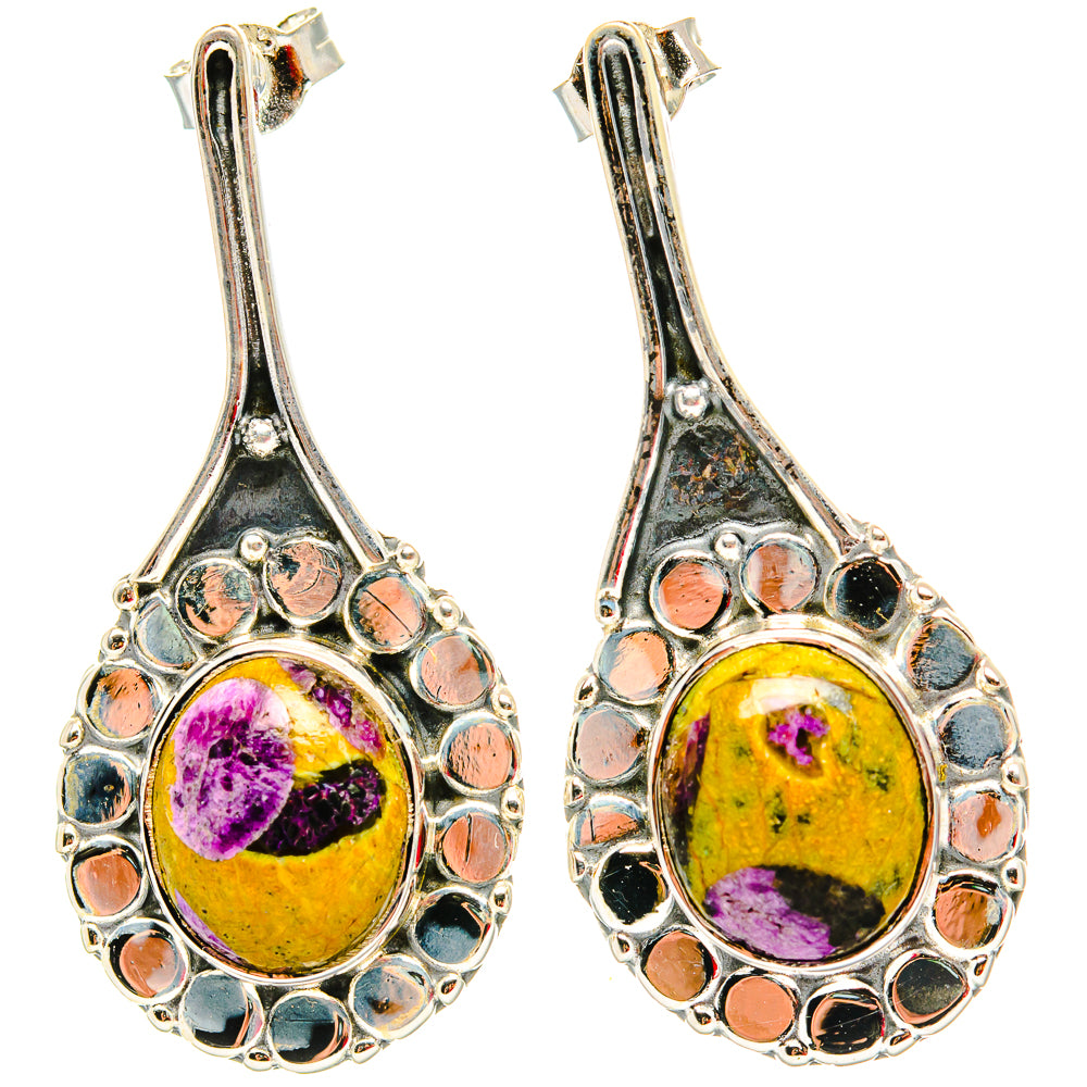 Atlantisite Earrings handcrafted by Ana Silver Co - EARR429142 - Photo 2