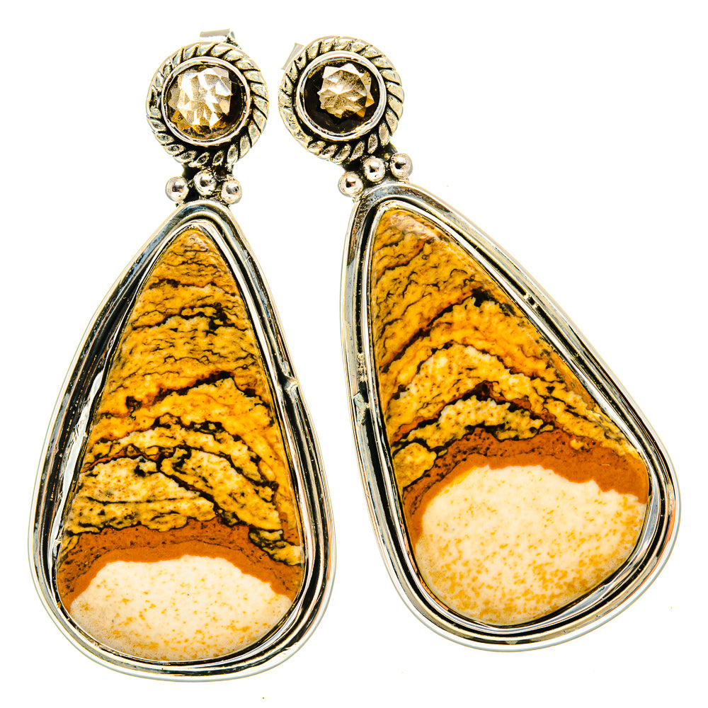 Picture Jasper Earrings handcrafted by Ana Silver Co - EARR429153 - Photo 2