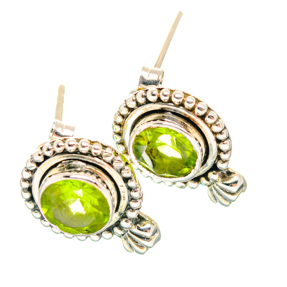 Peridot Earrings handcrafted by Ana Silver Co - EARR429245 - Photo 2