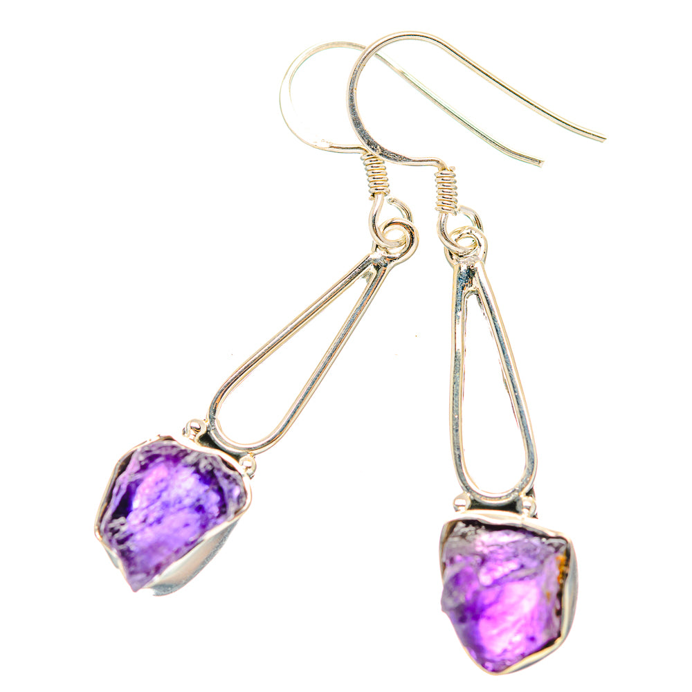 Amethyst Earrings handcrafted by Ana Silver Co - EARR429346 - Photo 2