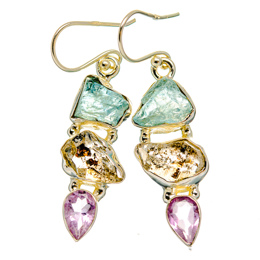 Aquamarine Earrings handcrafted by Ana Silver Co - EARR429373 - Photo 2
