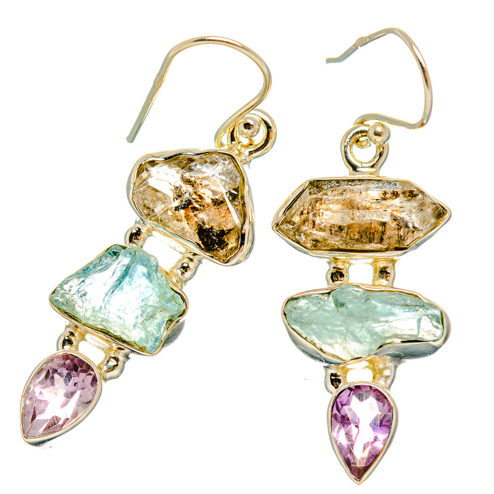 Aquamarine Earrings handcrafted by Ana Silver Co - EARR429397 - Photo 2