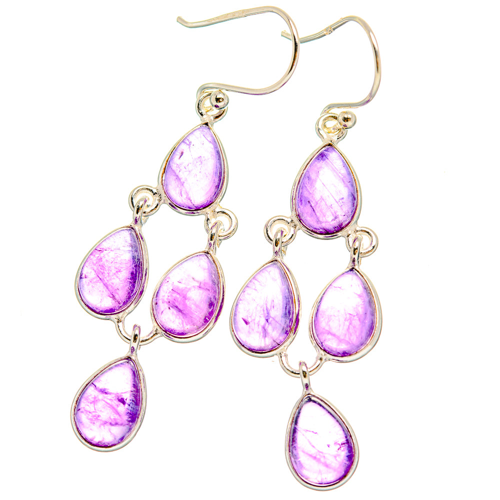Amethyst Earrings handcrafted by Ana Silver Co - EARR429404 - Photo 2