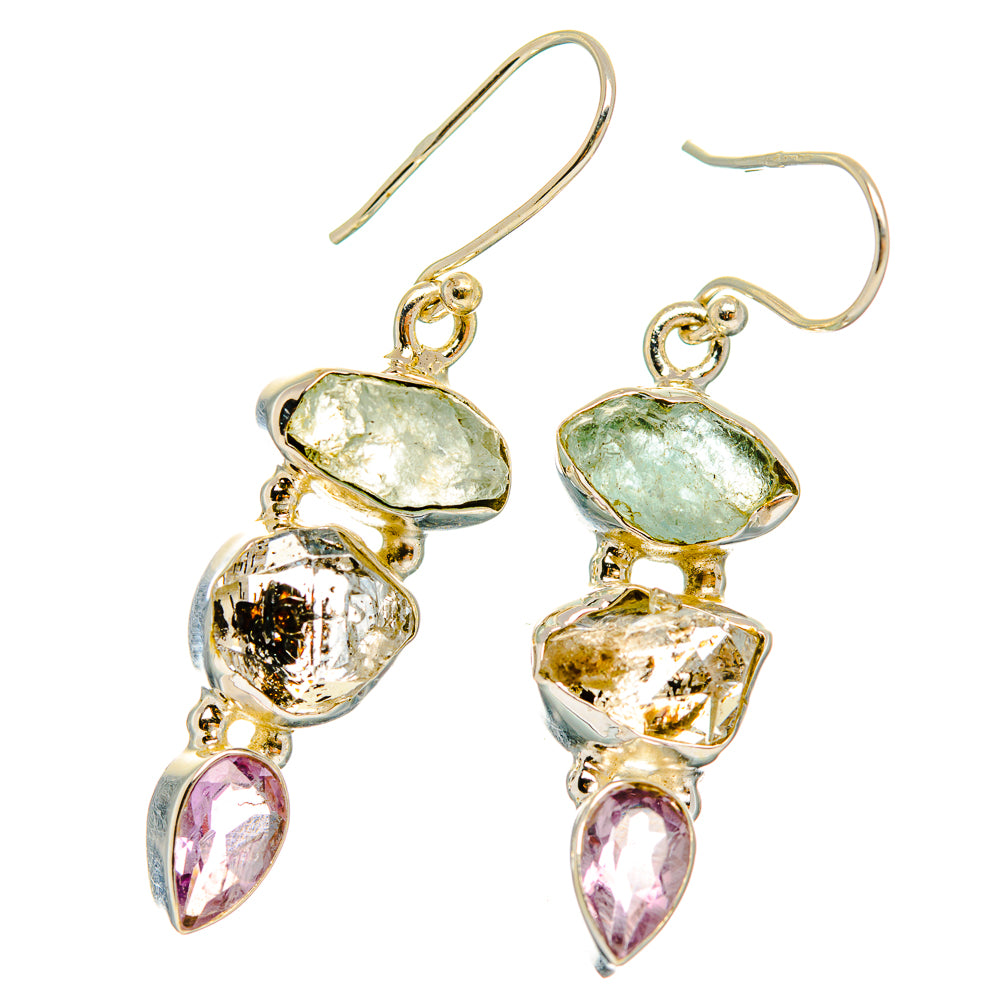 Aquamarine Earrings handcrafted by Ana Silver Co - EARR429412 - Photo 2