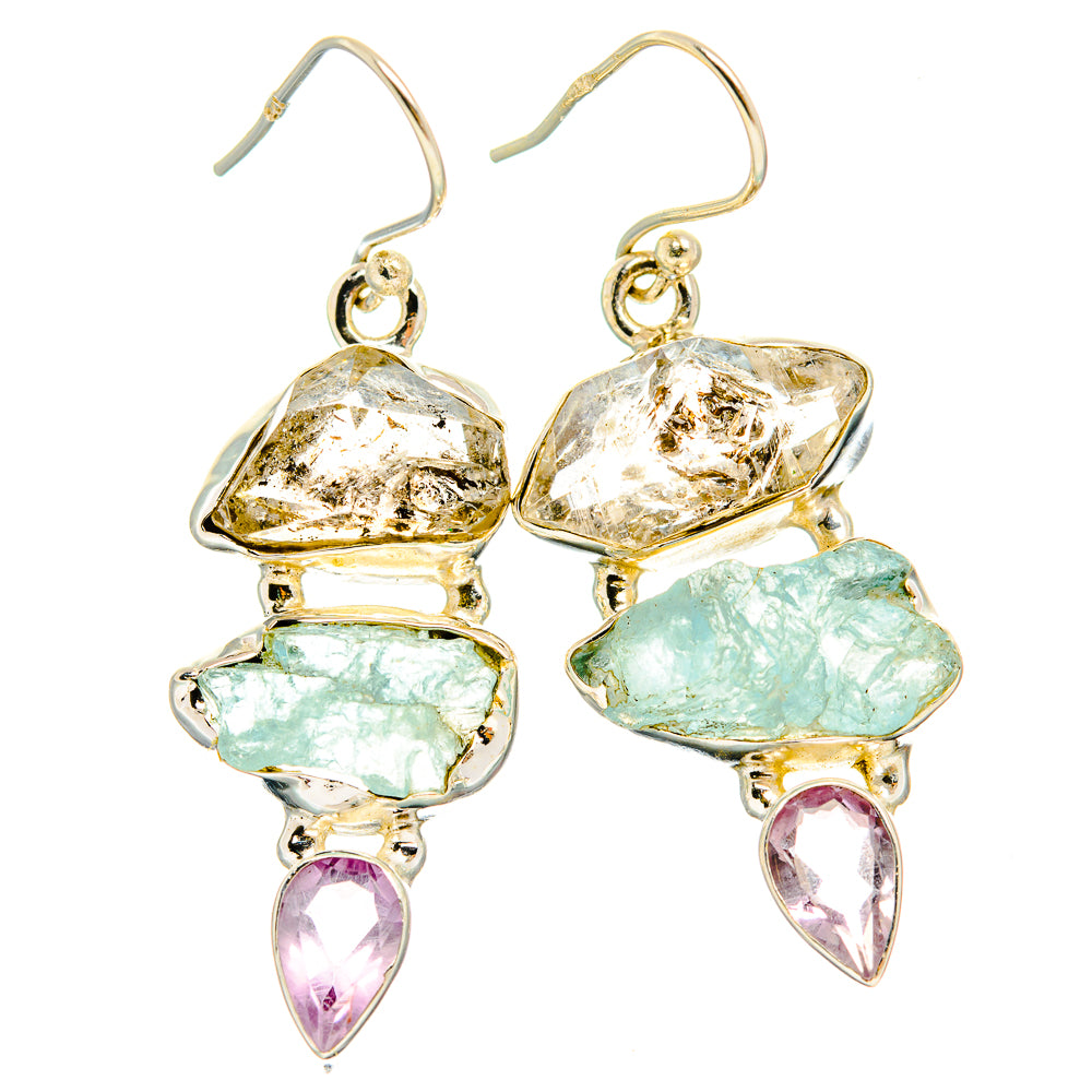 Aquamarine Earrings handcrafted by Ana Silver Co - EARR429416 - Photo 2