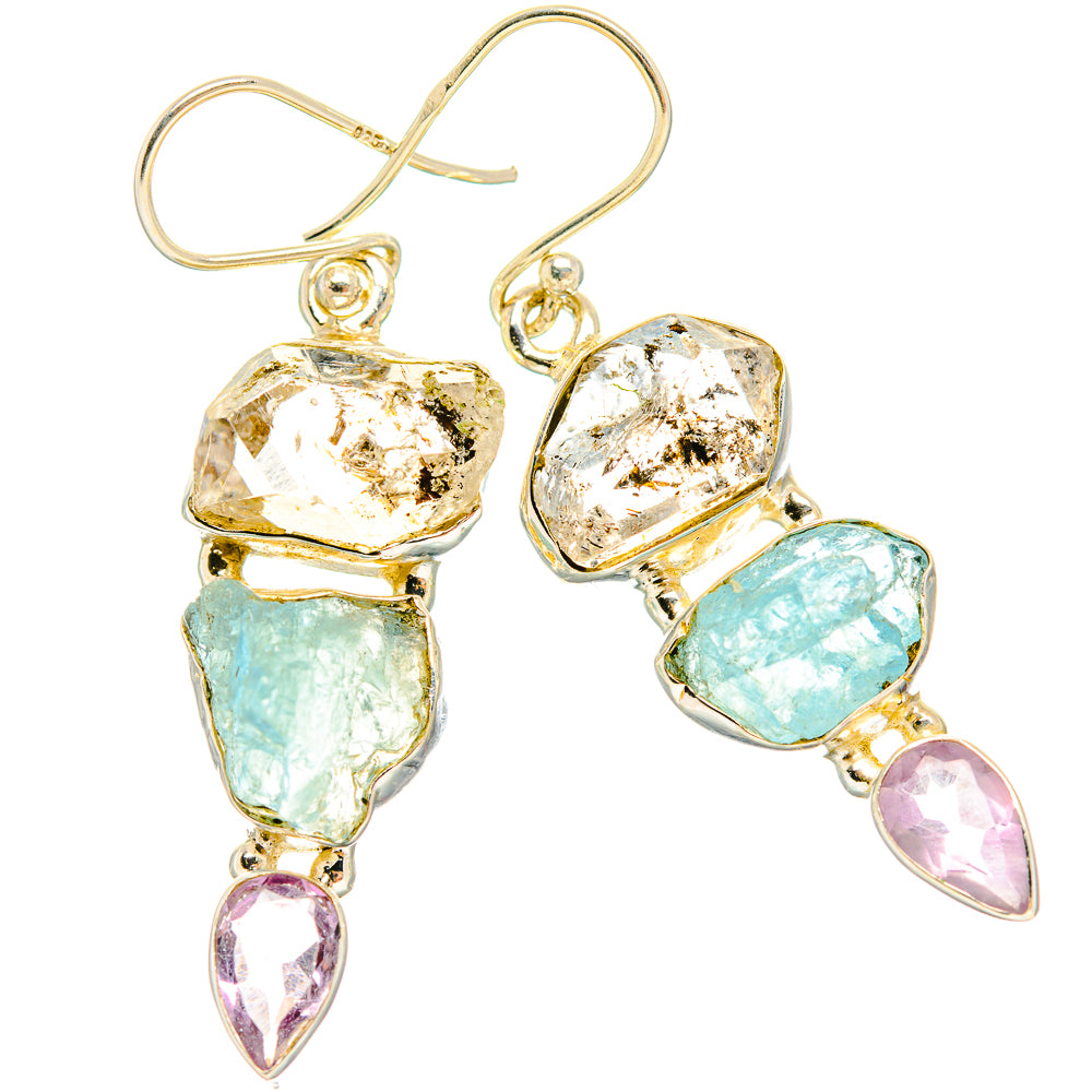 Aquamarine Earrings handcrafted by Ana Silver Co - EARR429435 - Photo 2