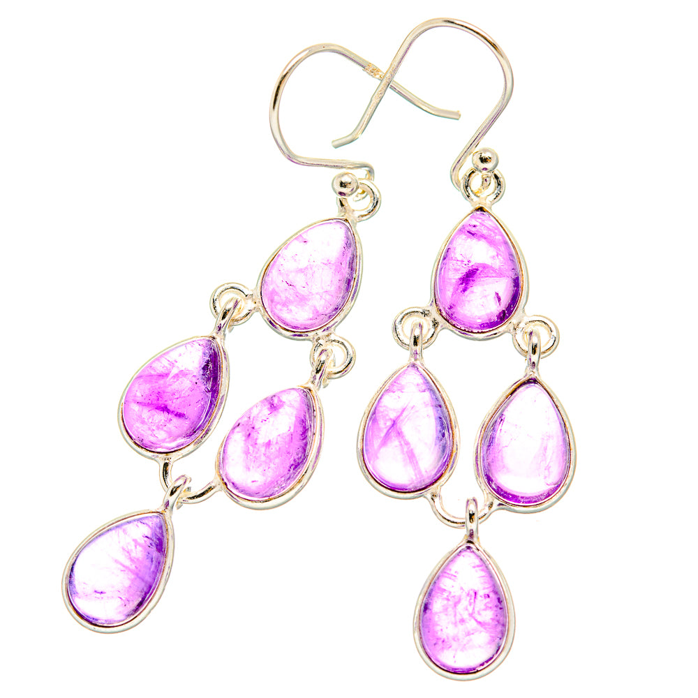 Amethyst Earrings handcrafted by Ana Silver Co - EARR429443 - Photo 2