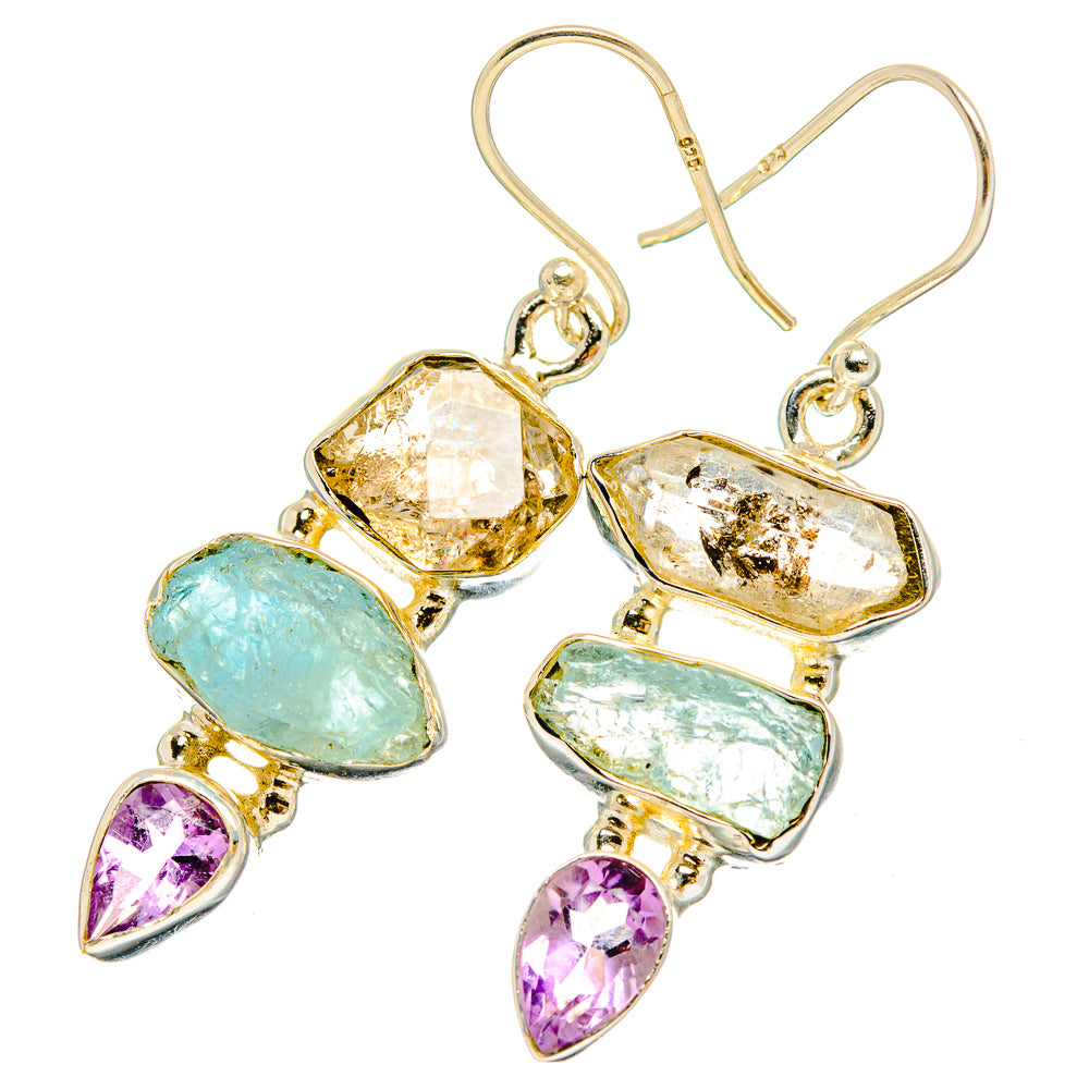 Aquamarine Earrings handcrafted by Ana Silver Co - EARR429451 - Photo 2