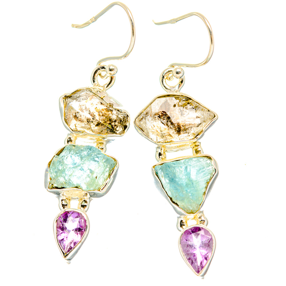 Aquamarine Earrings handcrafted by Ana Silver Co - EARR429458 - Photo 2