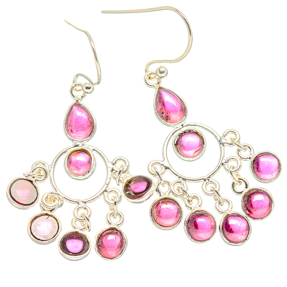Garnet Earrings handcrafted by Ana Silver Co - EARR429892 - Photo 2
