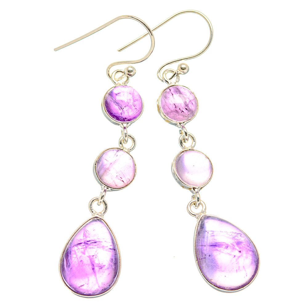 Amethyst Earrings handcrafted by Ana Silver Co - EARR429917 - Photo 2
