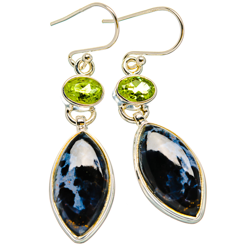 Pietersite Earrings handcrafted by Ana Silver Co - EARR429957 - Photo 2