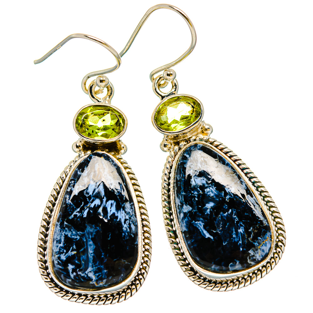 Pietersite Earrings handcrafted by Ana Silver Co - EARR429976 - Photo 2