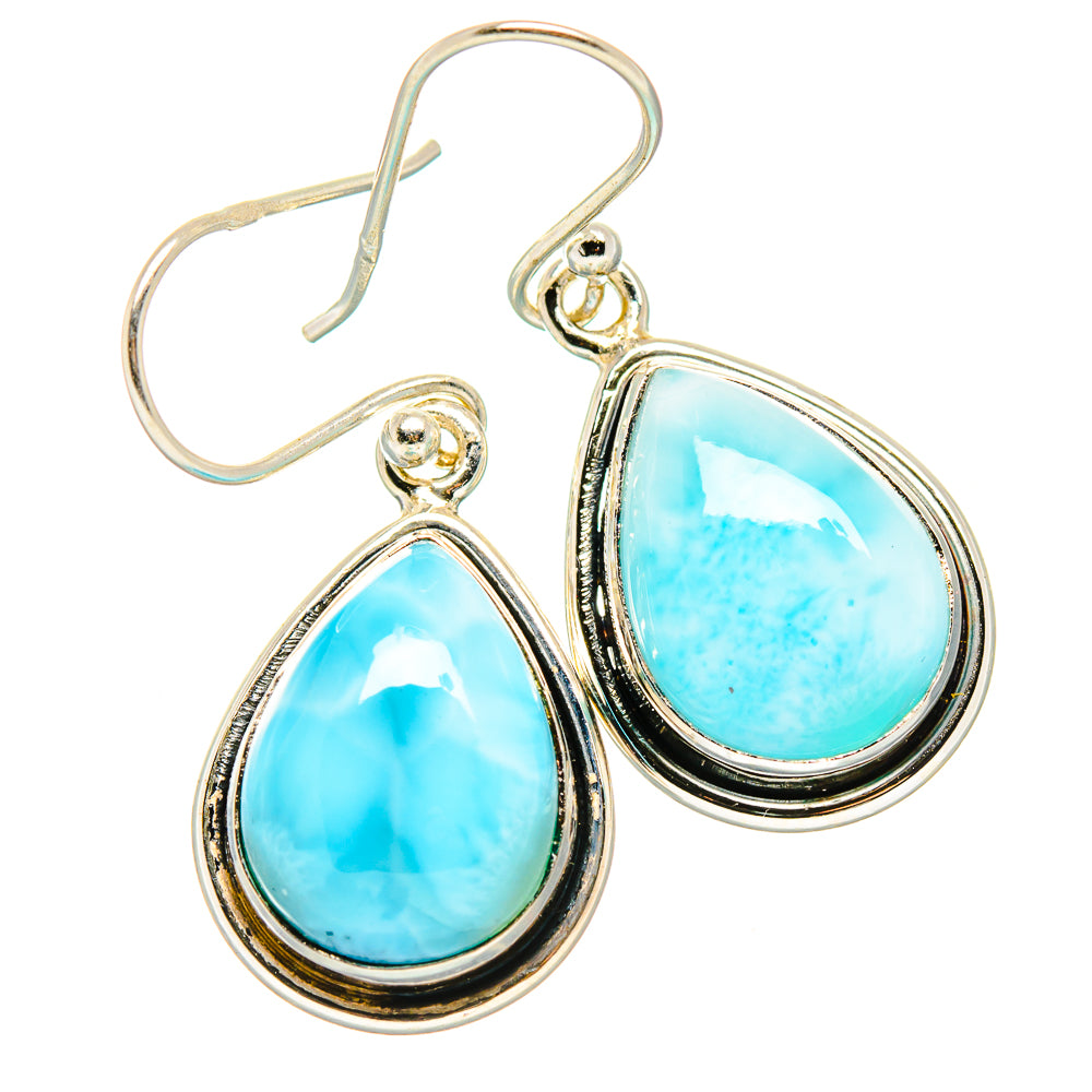 Larimar Earrings handcrafted by Ana Silver Co - EARR429997 - Photo 2
