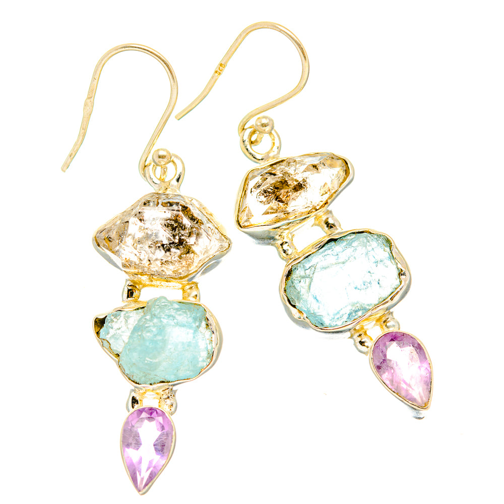 Aquamarine Earrings handcrafted by Ana Silver Co - EARR430136 - Photo 2