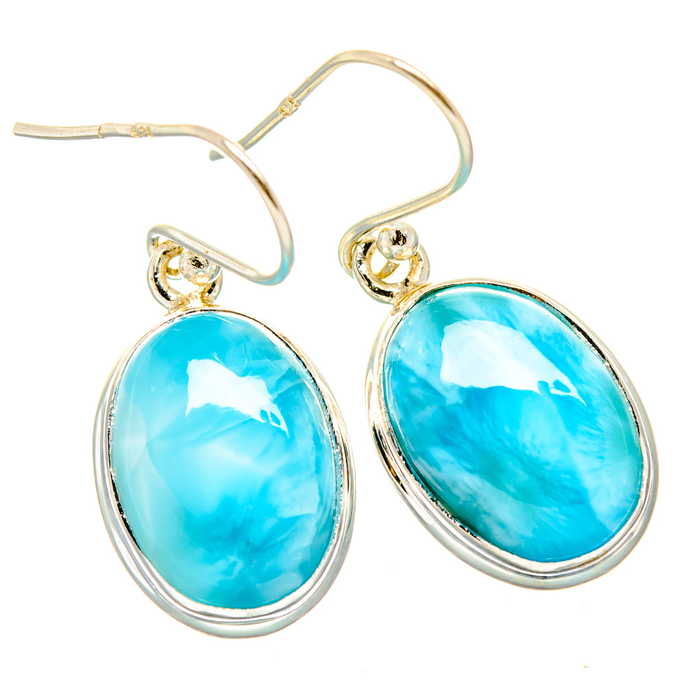 Larimar Earrings handcrafted by Ana Silver Co - EARR430150 - Photo 2