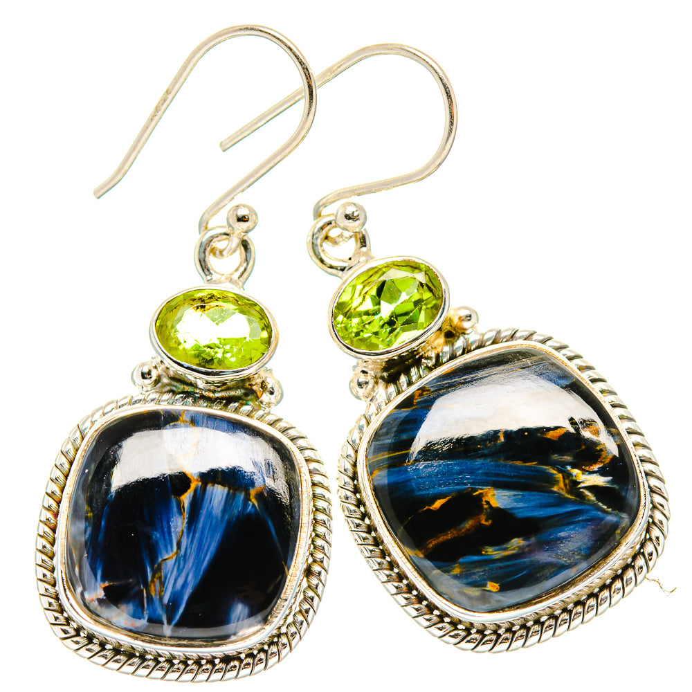 Pietersite Earrings handcrafted by Ana Silver Co - EARR430304 - Photo 2