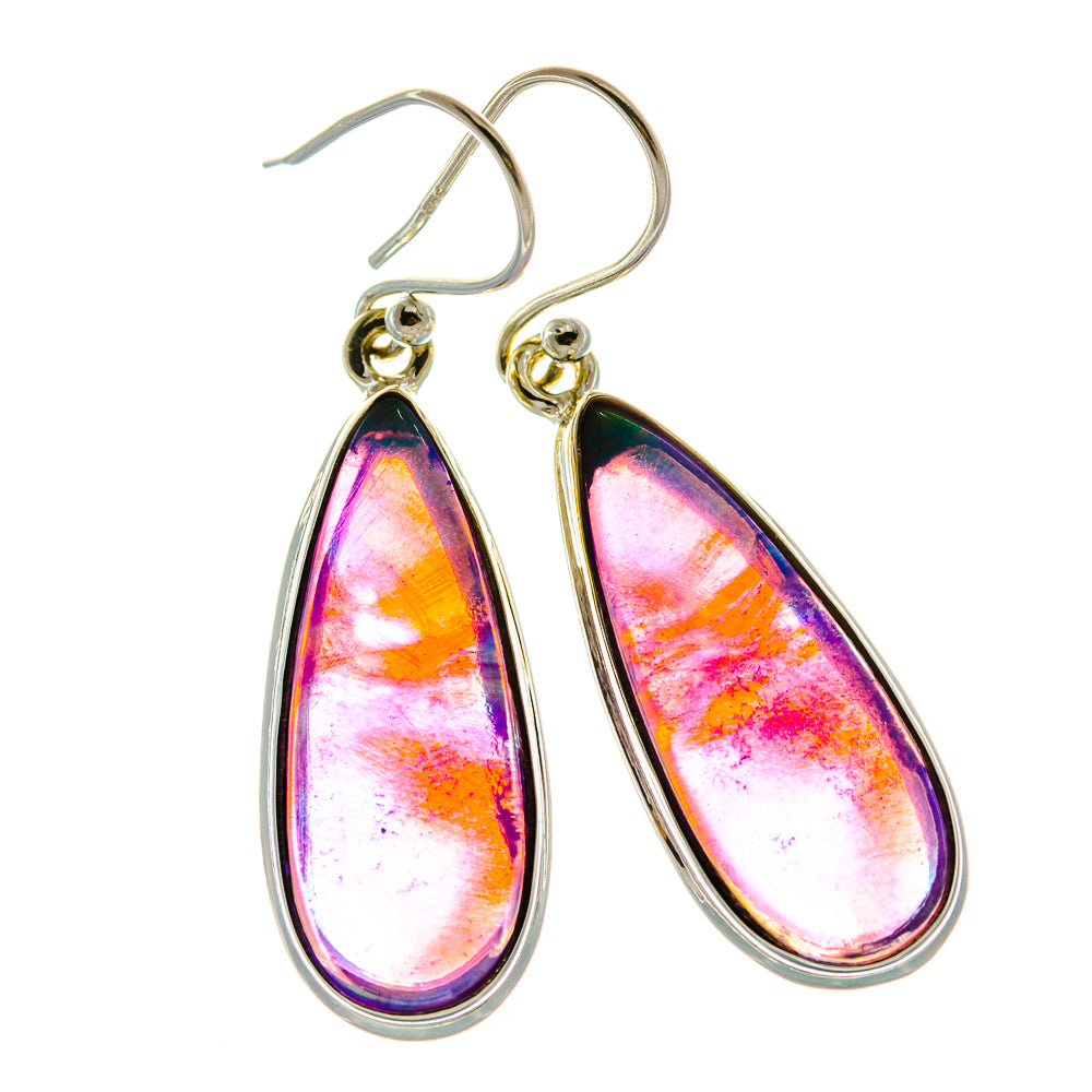 Aura Opal Earrings handcrafted by Ana Silver Co - EARR430485 - Photo 2