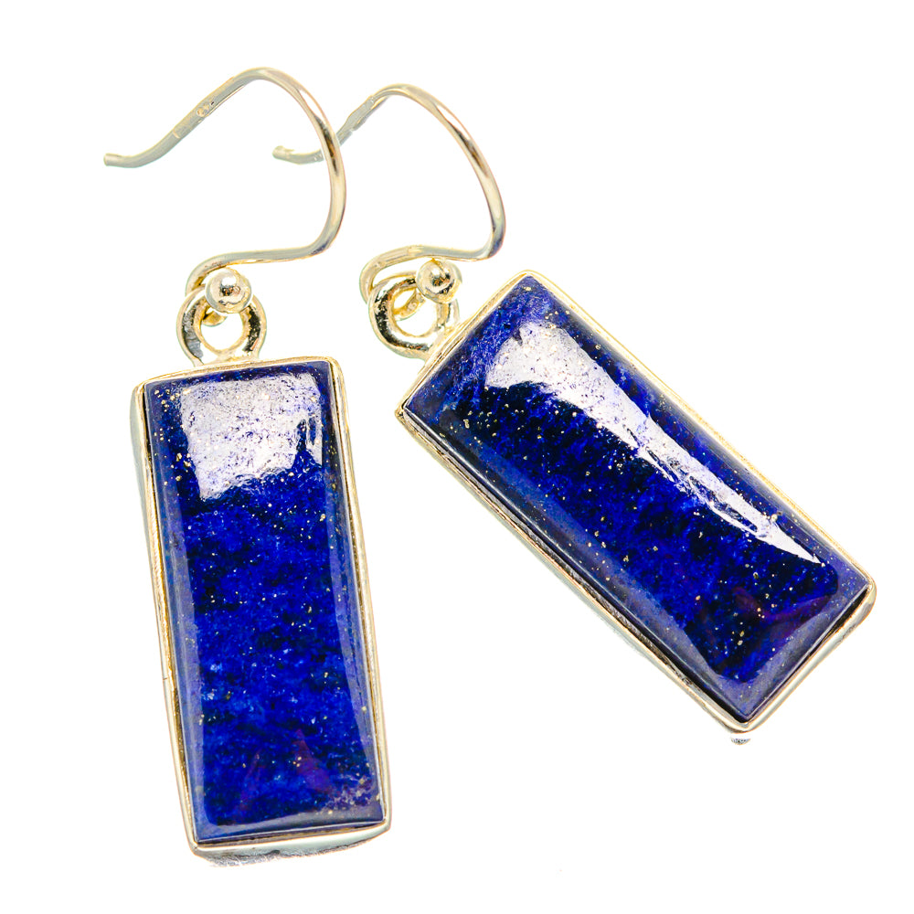 Lapis Lazuli Earrings handcrafted by Ana Silver Co - EARR430526 - Photo 2