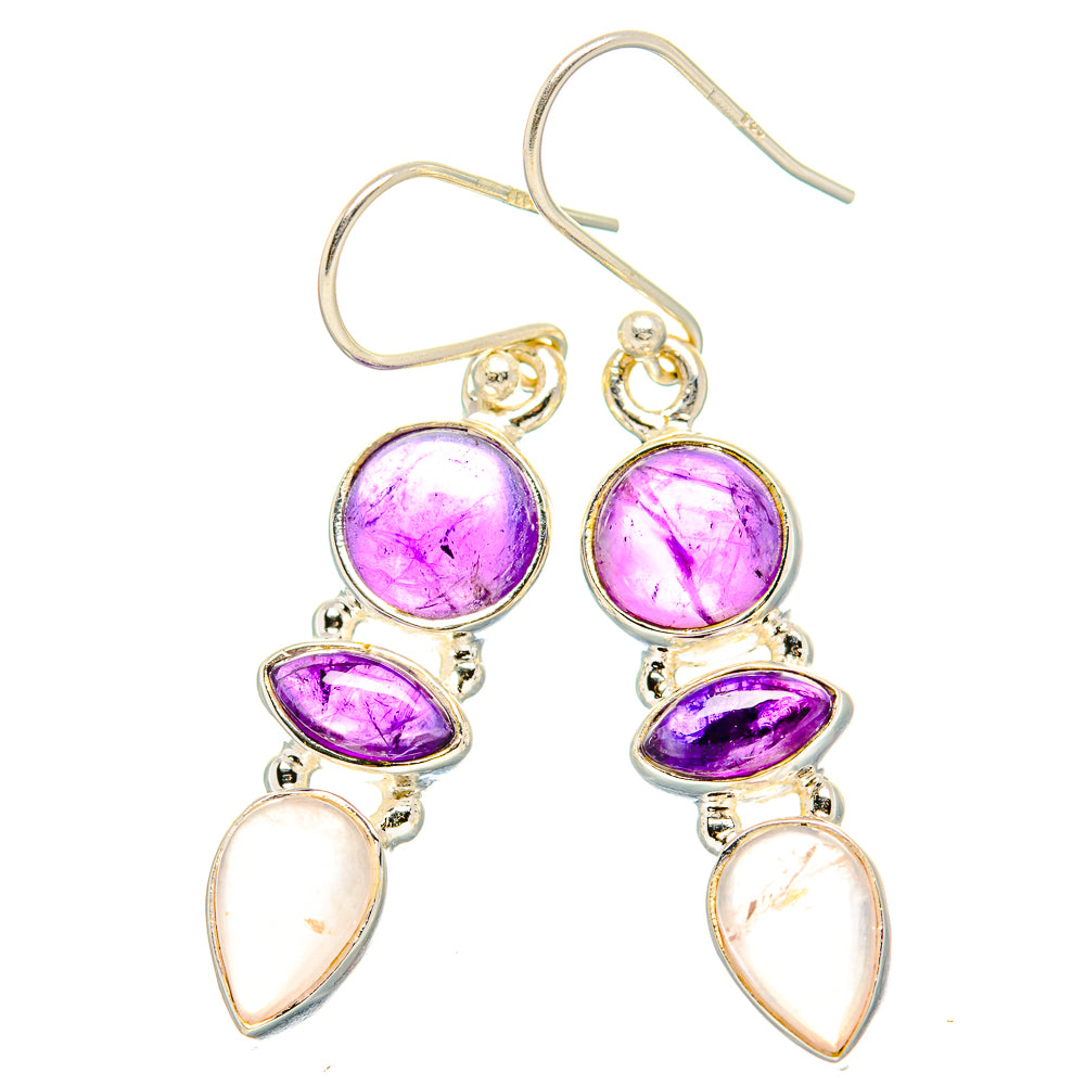 Amethyst Earrings handcrafted by Ana Silver Co - EARR430541 - Photo 2