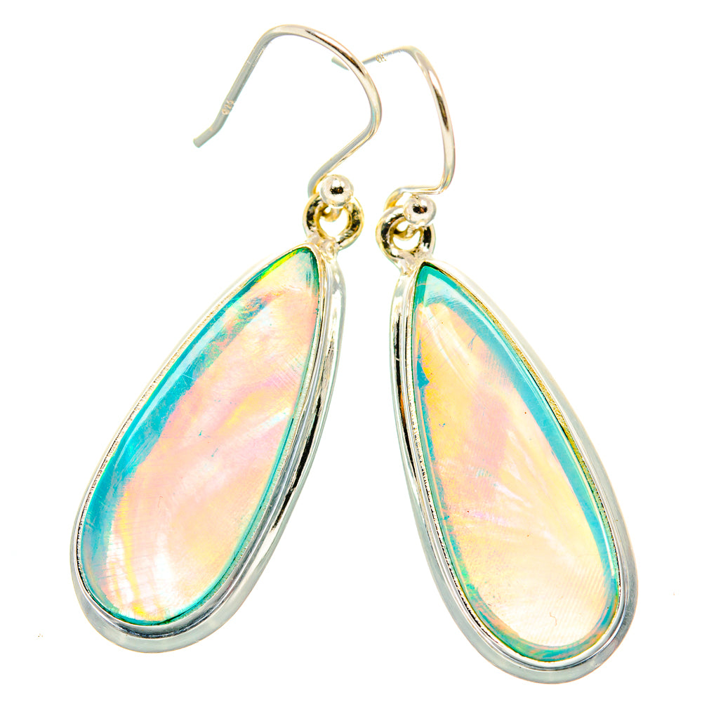 Aura Opal Earrings handcrafted by Ana Silver Co - EARR430549 - Photo 2