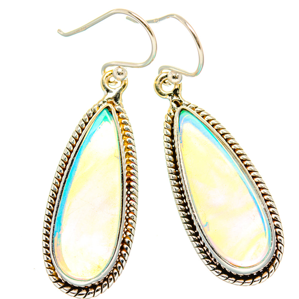 Aura Opal Earrings handcrafted by Ana Silver Co - EARR430563 - Photo 2