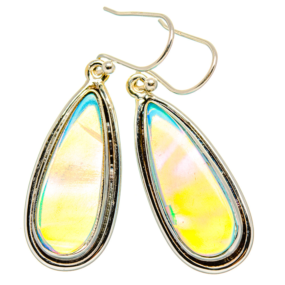 Aura Opal Earrings handcrafted by Ana Silver Co - EARR430570 - Photo 2