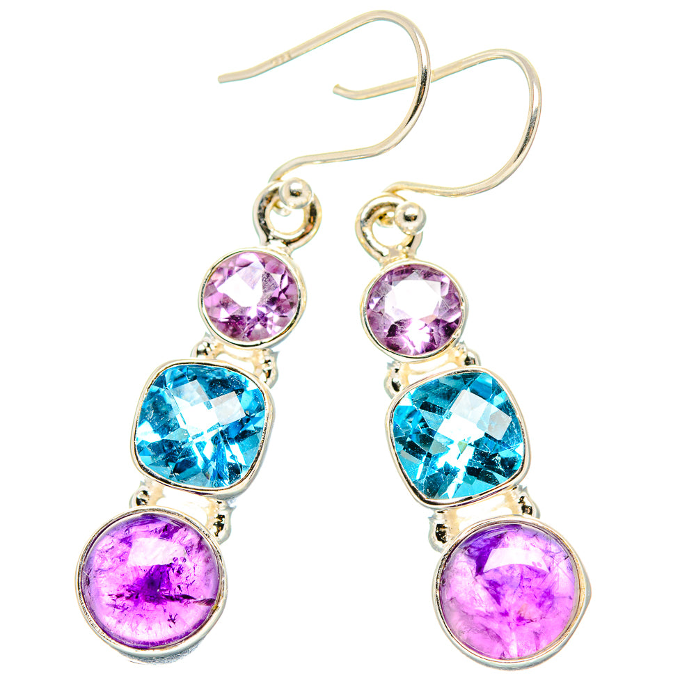 Amethyst Earrings handcrafted by Ana Silver Co - EARR430574 - Photo 2