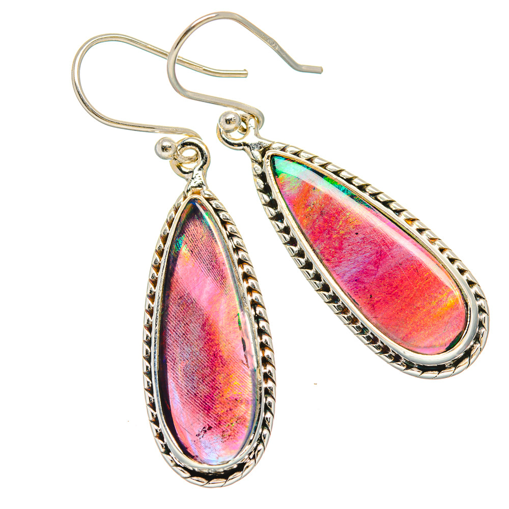 Aura Opal Earrings handcrafted by Ana Silver Co - EARR430610 - Photo 2