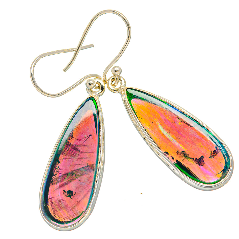 Aura Opal Earrings handcrafted by Ana Silver Co - EARR430621 - Photo 2