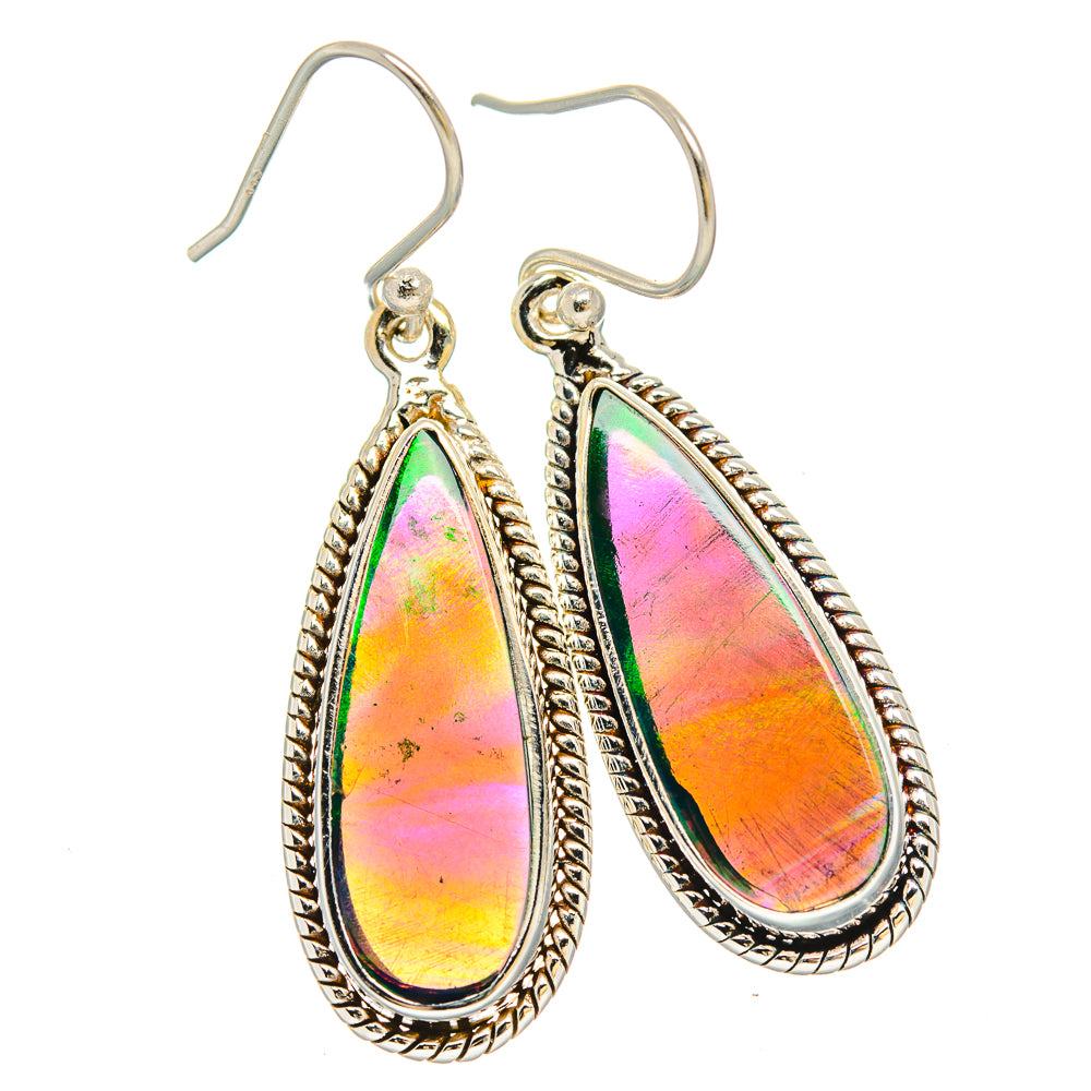 Aura Opal Earrings handcrafted by Ana Silver Co - EARR430625 - Photo 2