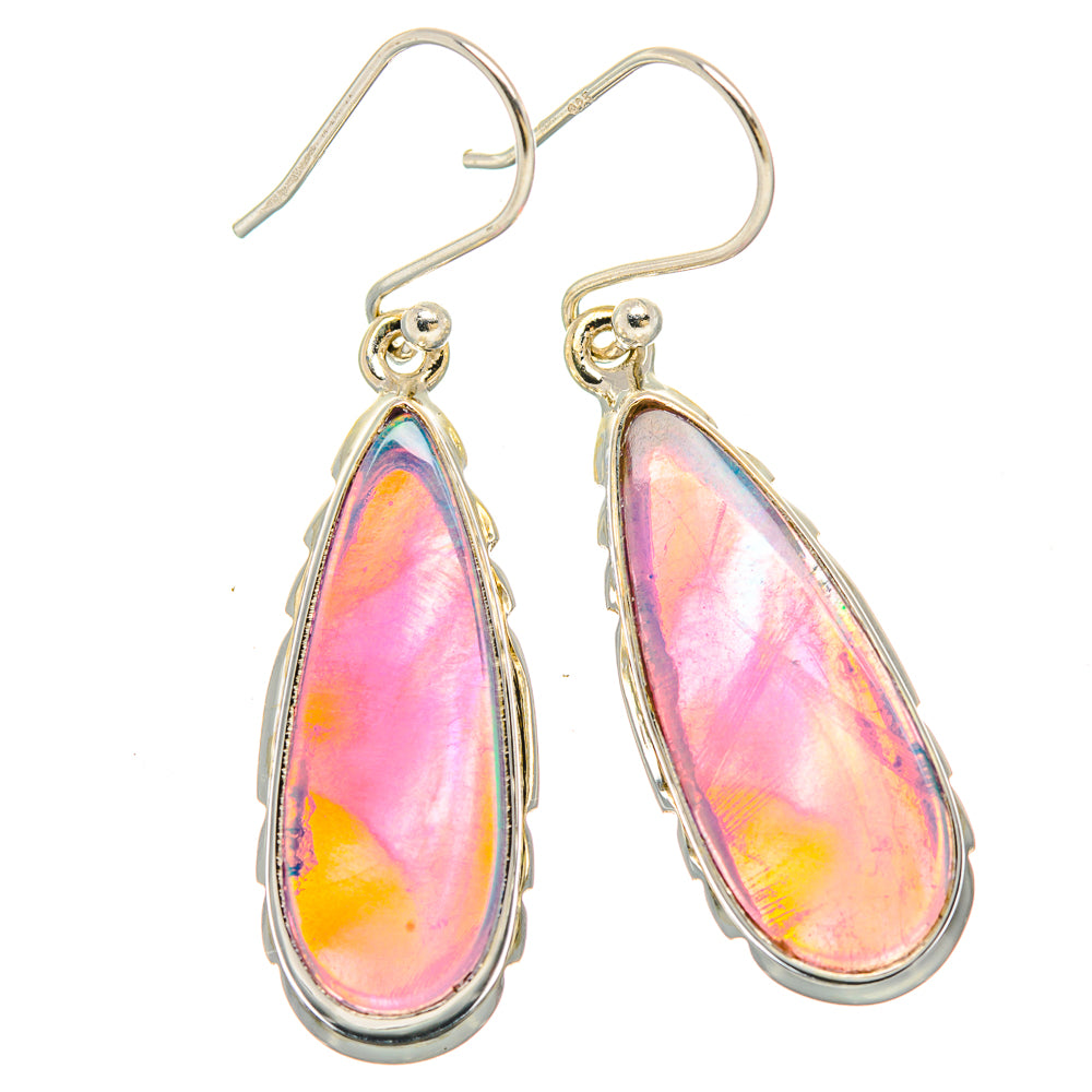 Aura Opal Earrings handcrafted by Ana Silver Co - EARR430627 - Photo 2