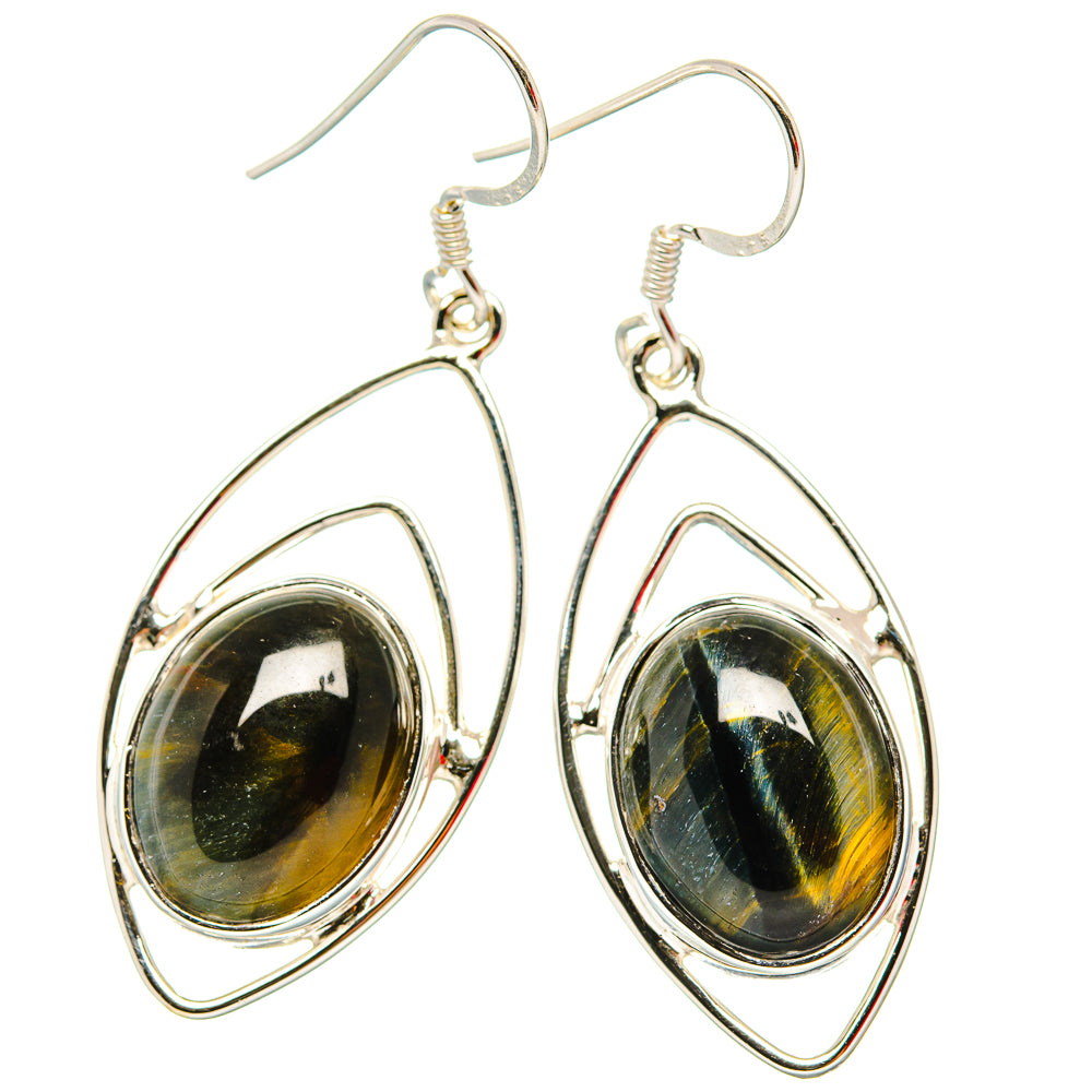 Pietersite Earrings handcrafted by Ana Silver Co - EARR430702 - Photo 2