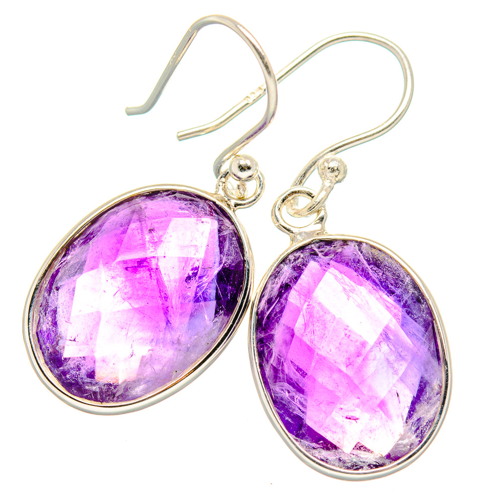 Amethyst Earrings handcrafted by Ana Silver Co - EARR430767 - Photo 2