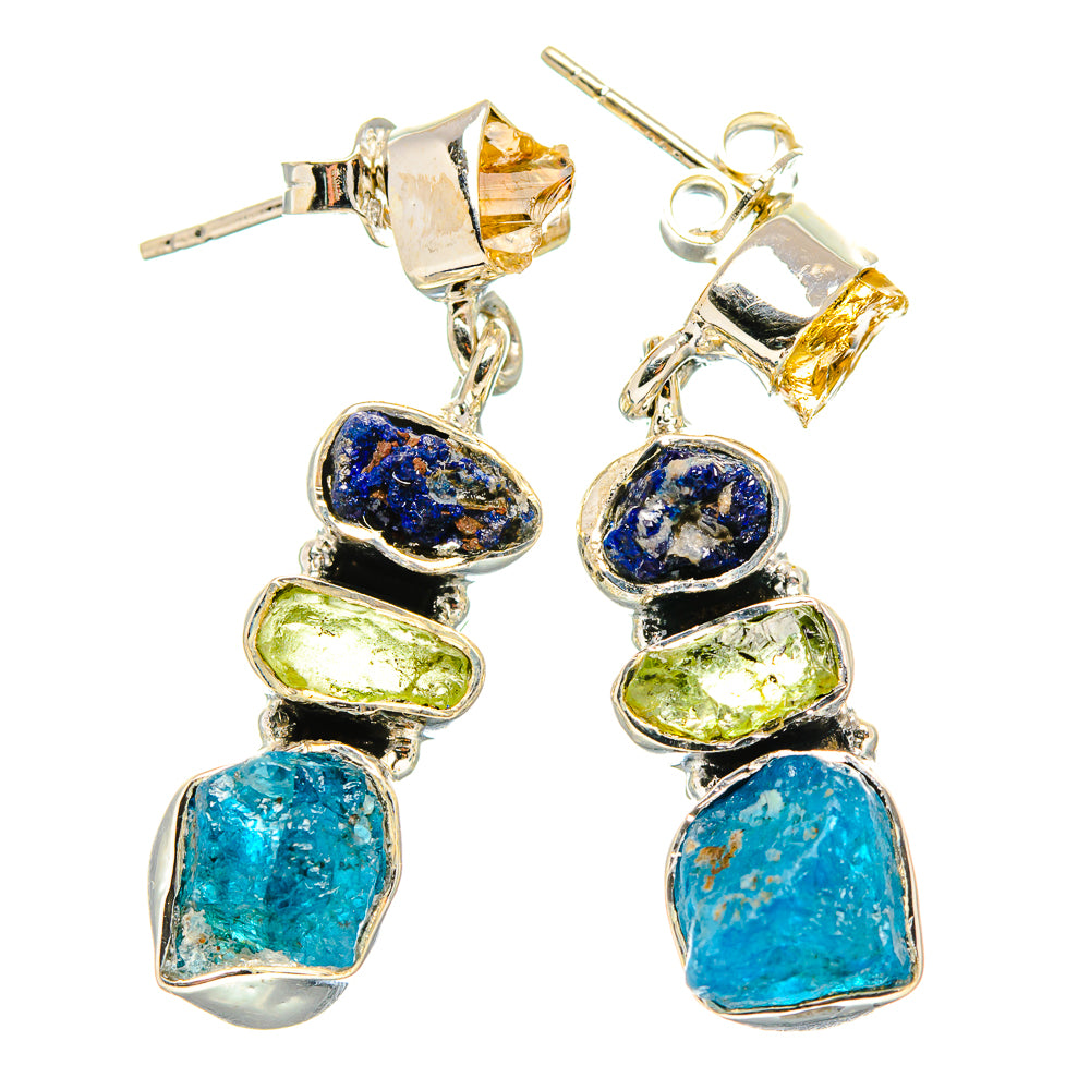 Apatite Earrings handcrafted by Ana Silver Co - EARR430921 - Photo 2