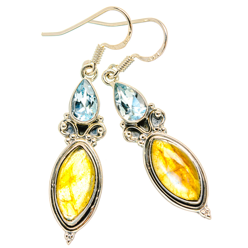 Labradorite Earrings handcrafted by Ana Silver Co - EARR430940 - Photo 2