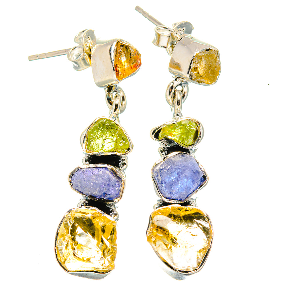 Citrine Earrings handcrafted by Ana Silver Co - EARR431040 - Photo 2