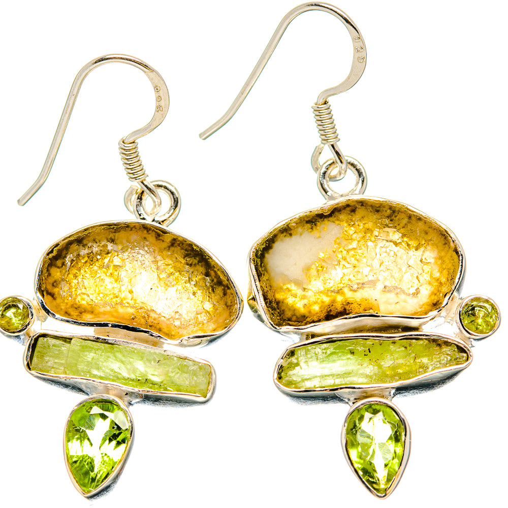 Citrine Earrings handcrafted by Ana Silver Co - EARR431080 - Photo 2