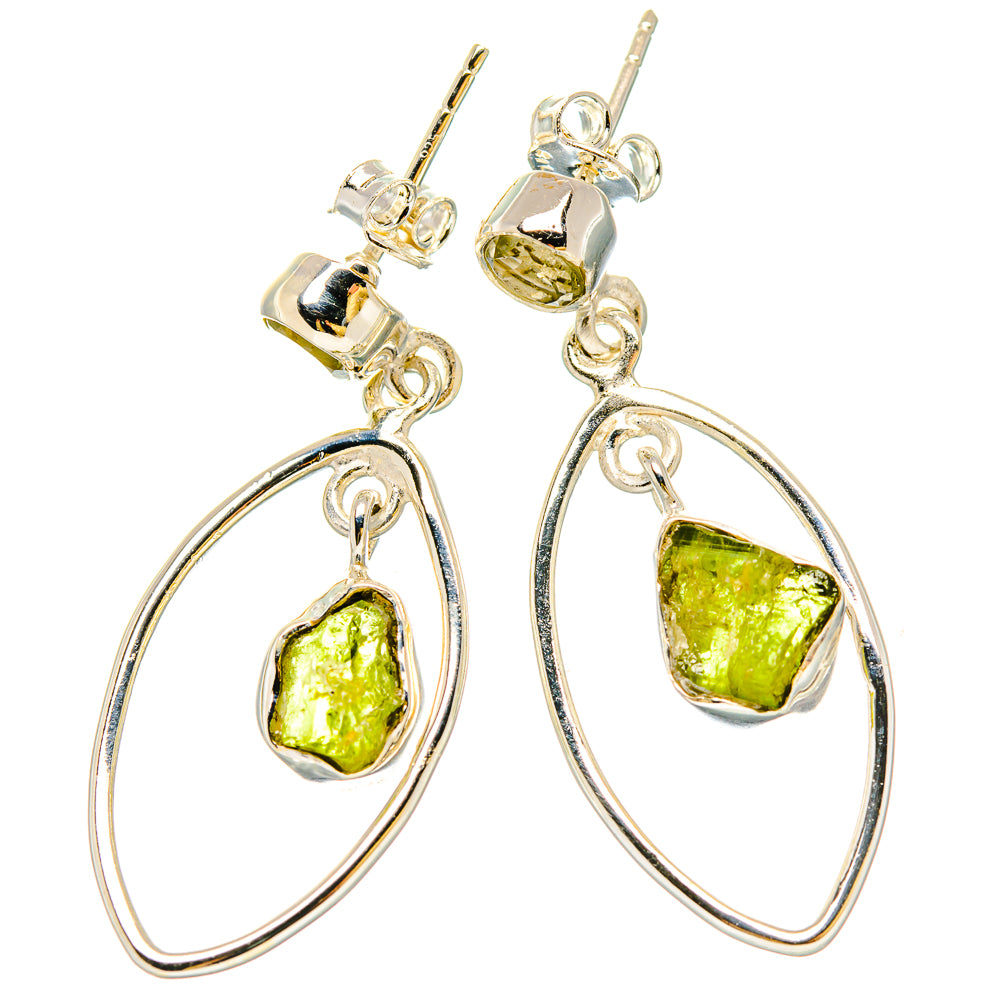 Peridot Earrings handcrafted by Ana Silver Co - EARR431096 - Photo 2