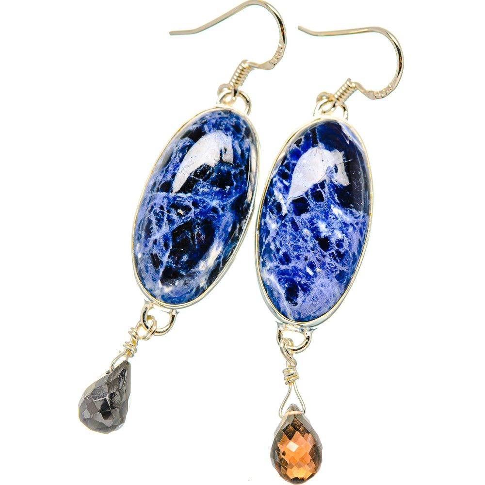 Pietersite Earrings handcrafted by Ana Silver Co - EARR431162 - Photo 2