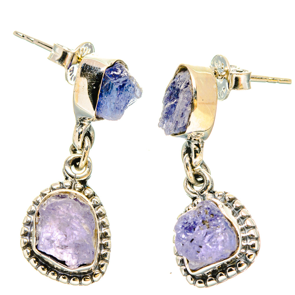 Tanzanite Earrings handcrafted by Ana Silver Co - EARR431192 - Photo 2