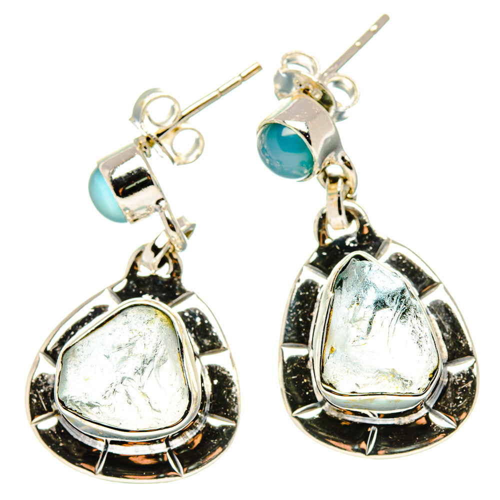 Aquamarine Earrings handcrafted by Ana Silver Co - EARR431233 - Photo 2